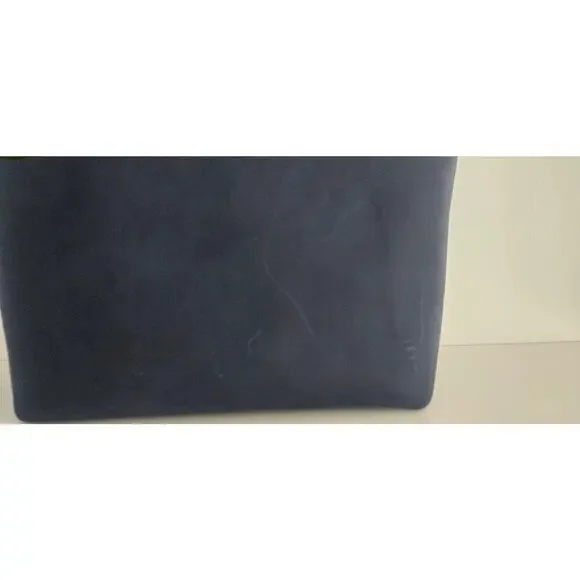 Portland Leather Goods Mini Tote Crossbody Deep Water Navy Blue - Picture 5 of 7